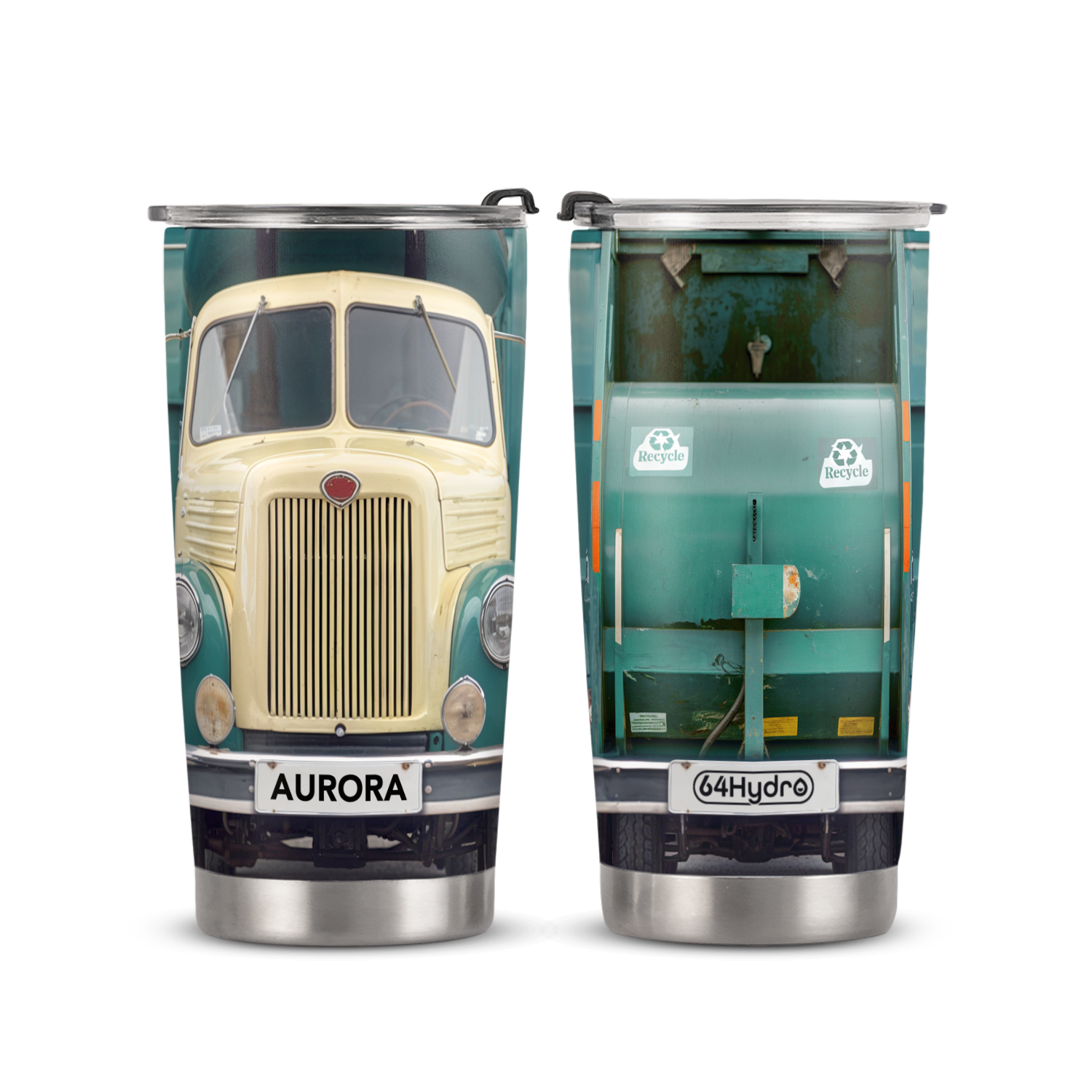 Vintage Garbage Truck ANRZ04113842GI Stainless Steel Tumbler