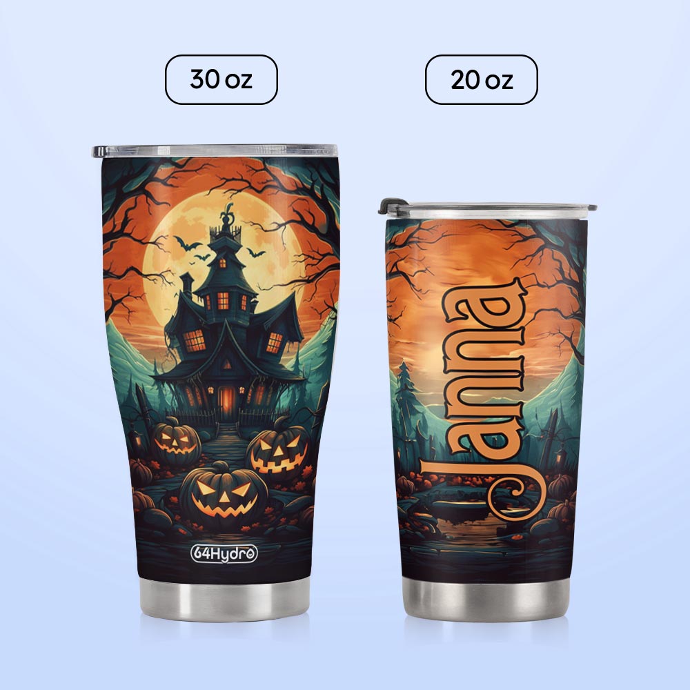 Autumn Halloween Horror House HTRZ31084784VP Stainless Steel Tumbler