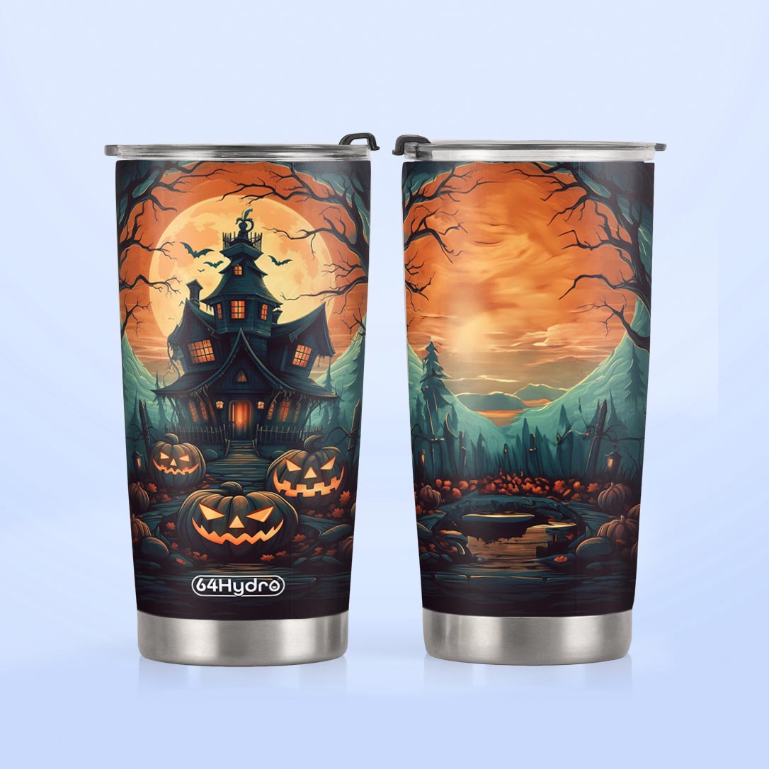 Autumn Halloween Horror House HTRZ31084784VP Stainless Steel Tumbler