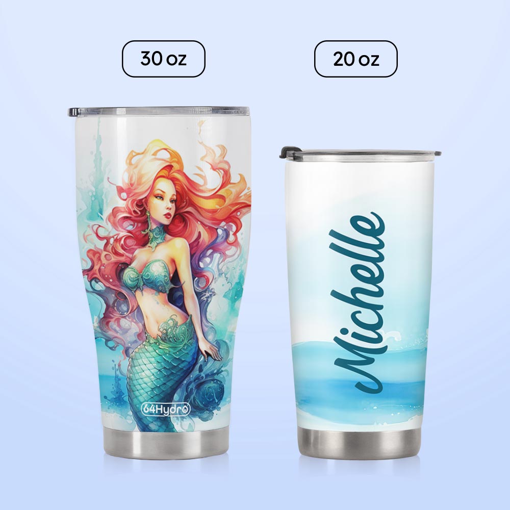 Beautiful Mermaid HHRZ20096800QX Stainless Steel Tumbler