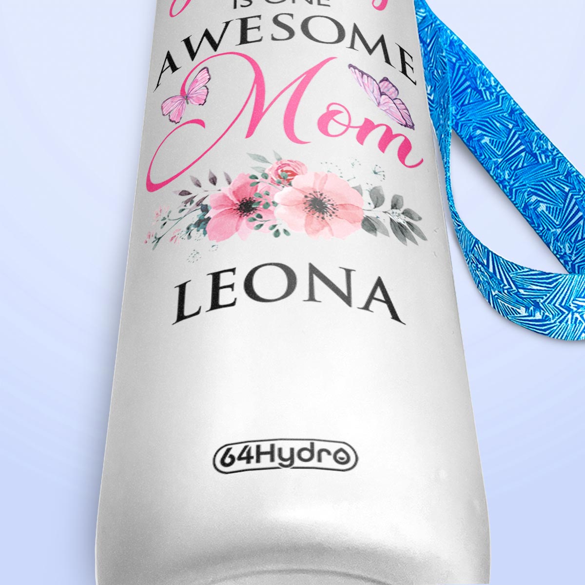 Butterfly Awesome Mom HTRZ17086585GI Water Tracker Bottle