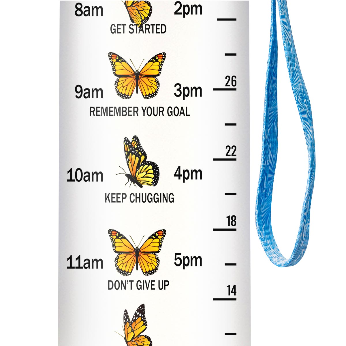 Butterfly Sunflower You Are My Sunshine HTRZ10085335JK Water Tracker Bottle