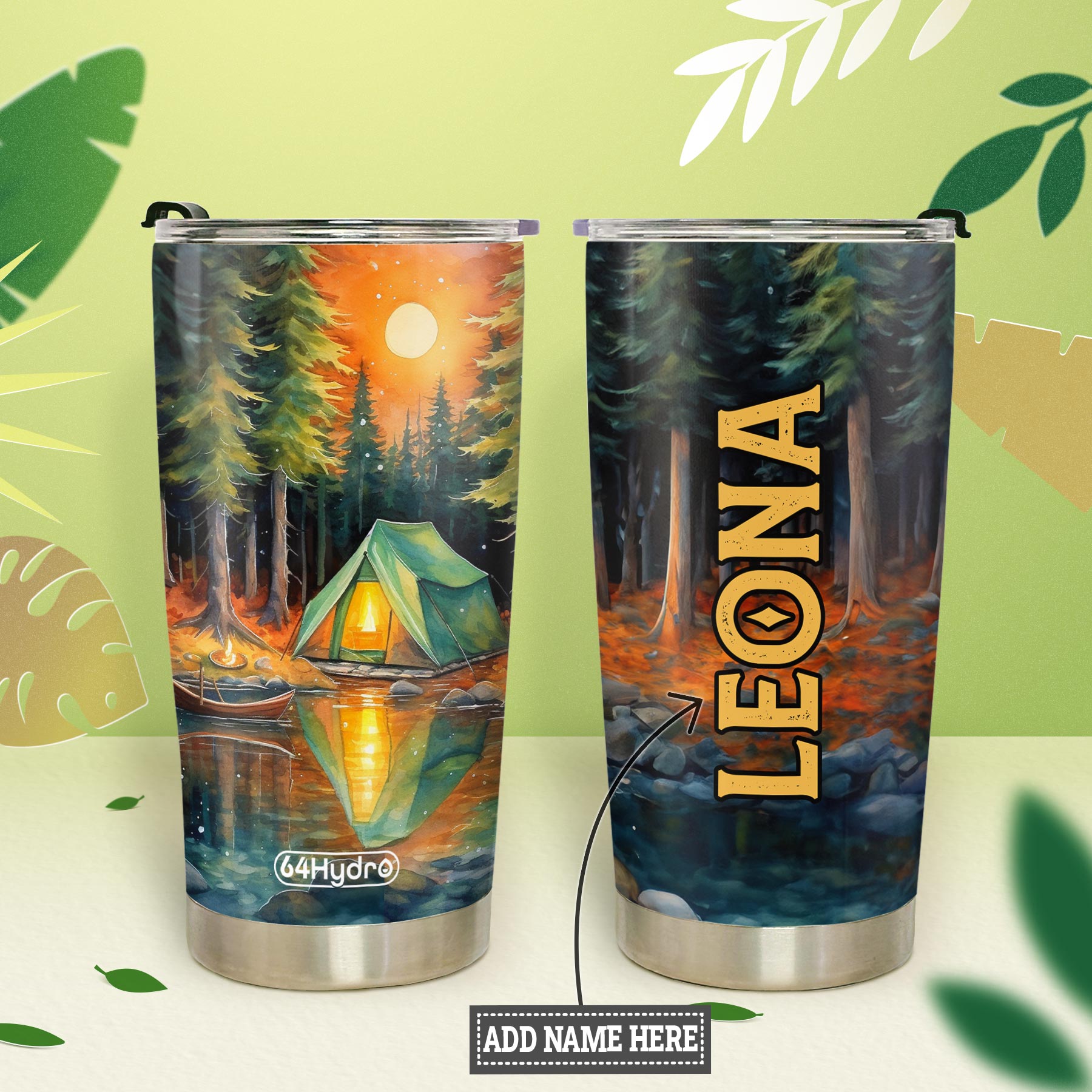 Camping In The Wood HTRZ25099646WF Stainless Steel Tumbler