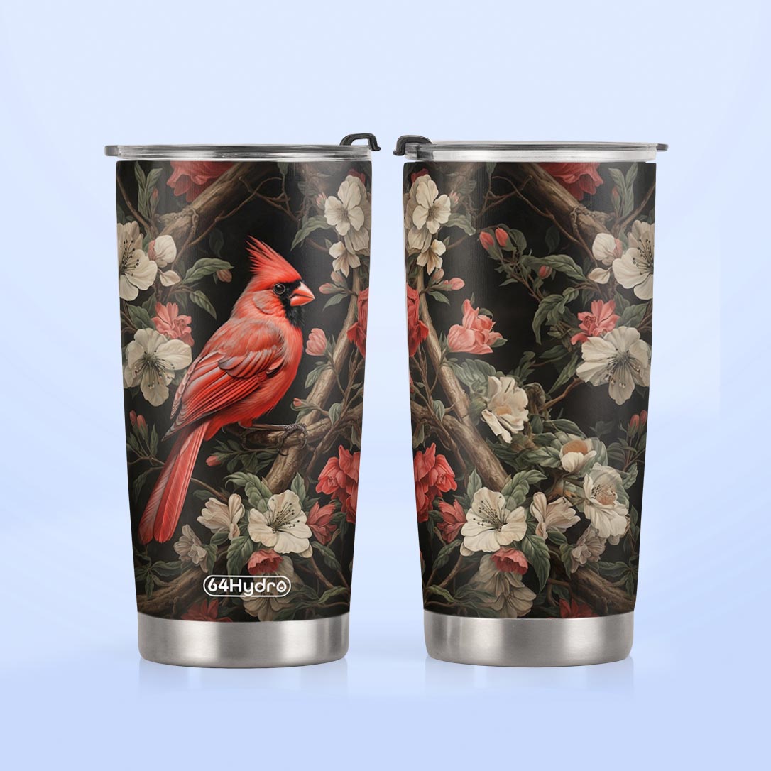 Cardinal Floral HTRZ19099108KC Stainless Steel Tumbler