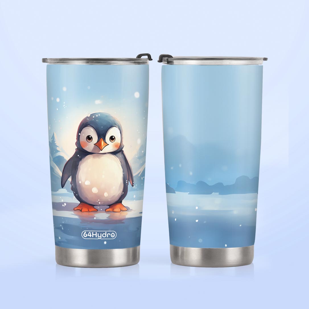 Cute Penguin Snow HTRZ15090244EU Stainless Steel Tumbler