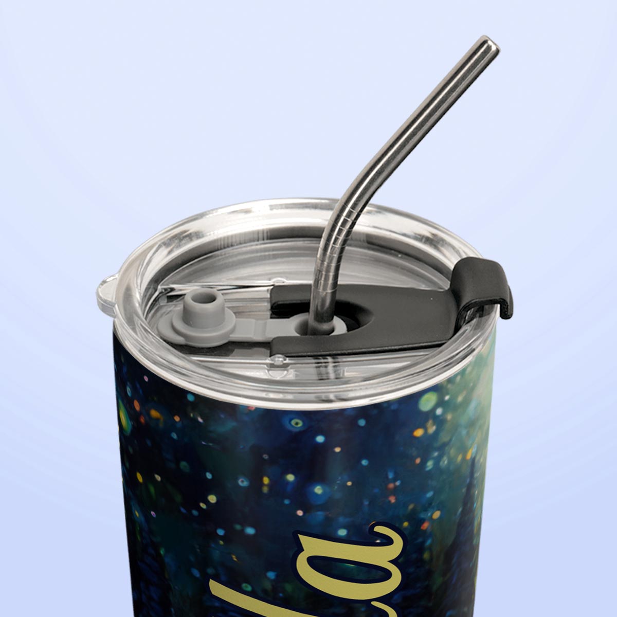 Deer Starry Night Style HTRZ15099142XB Stainless Steel Tumbler