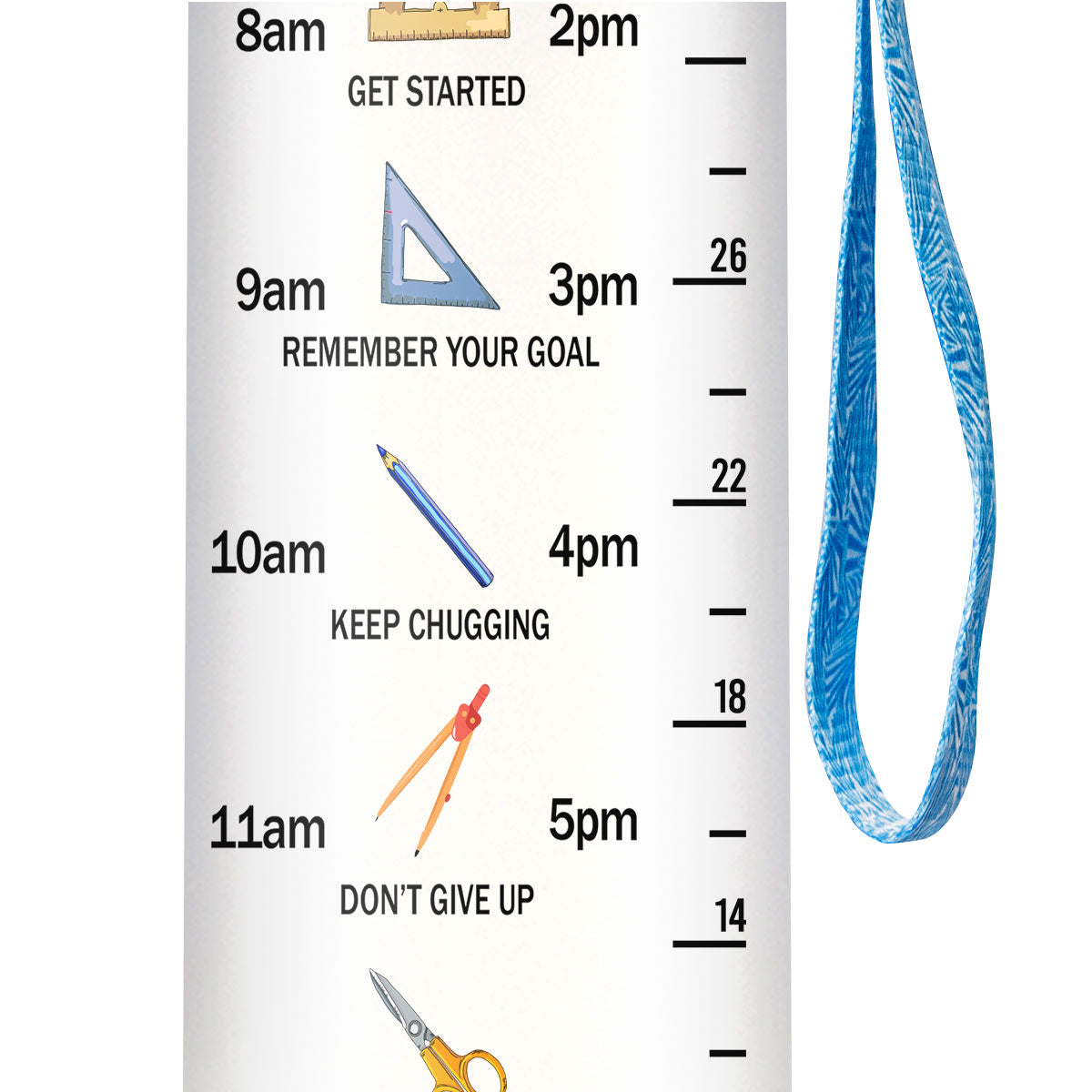 Difference Maker Teacher Life HHRZ26071454QN Water Tracker Bottle