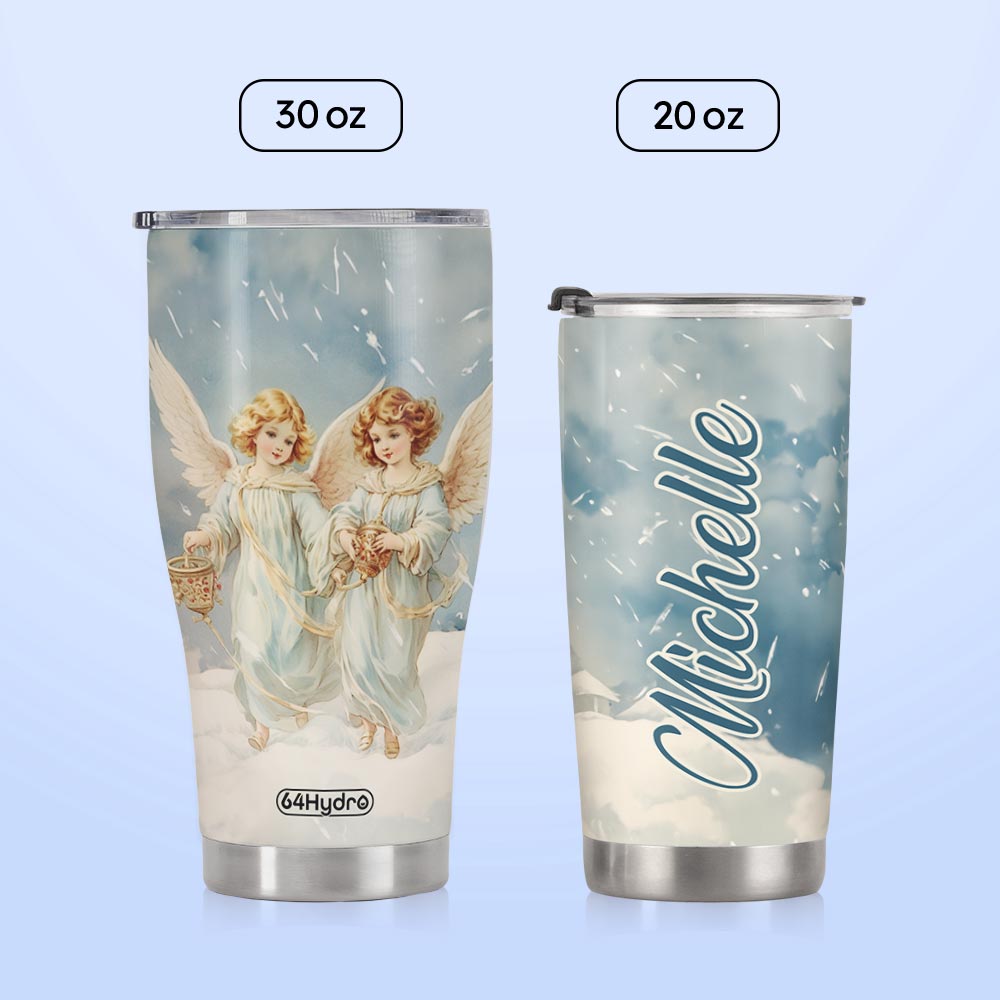 Faith Christmas Angels HTRZ31088489VE Stainless Steel Tumbler