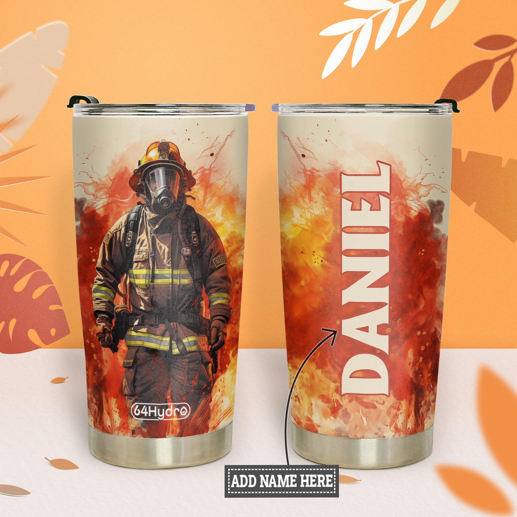 Firefighter Proud HTRZ24083953EY Stainless Steel Tumbler