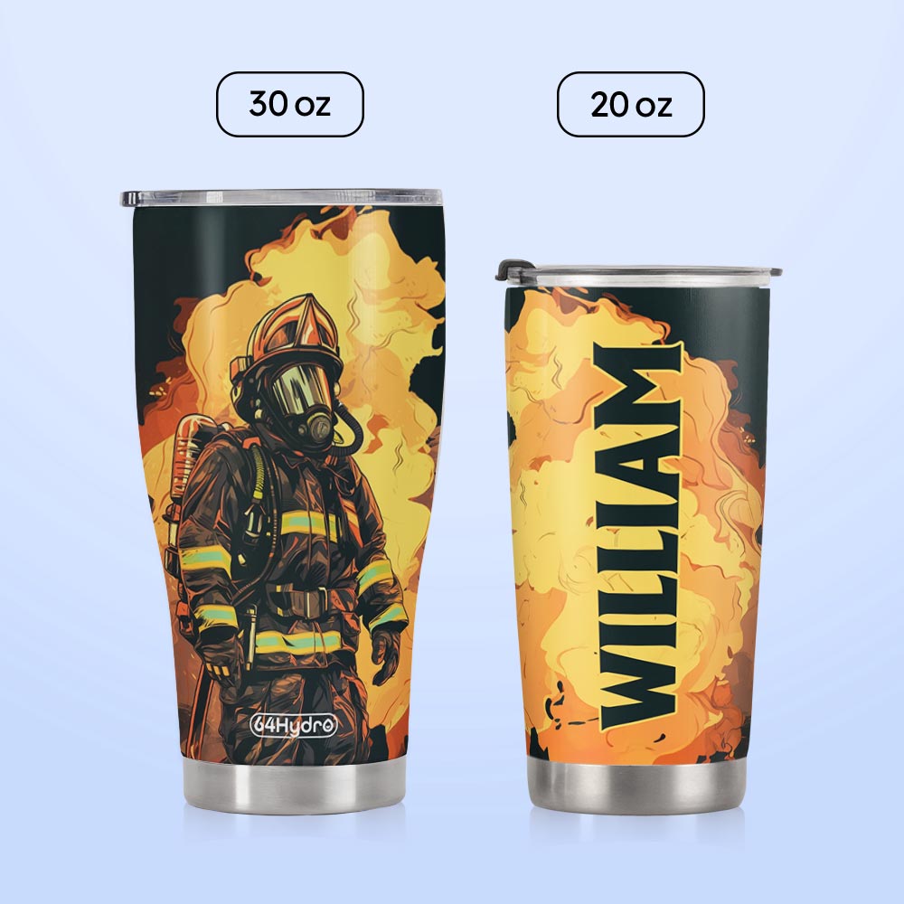 Firefighter Vintage HTRZ24084753HR Stainless Steel Tumbler