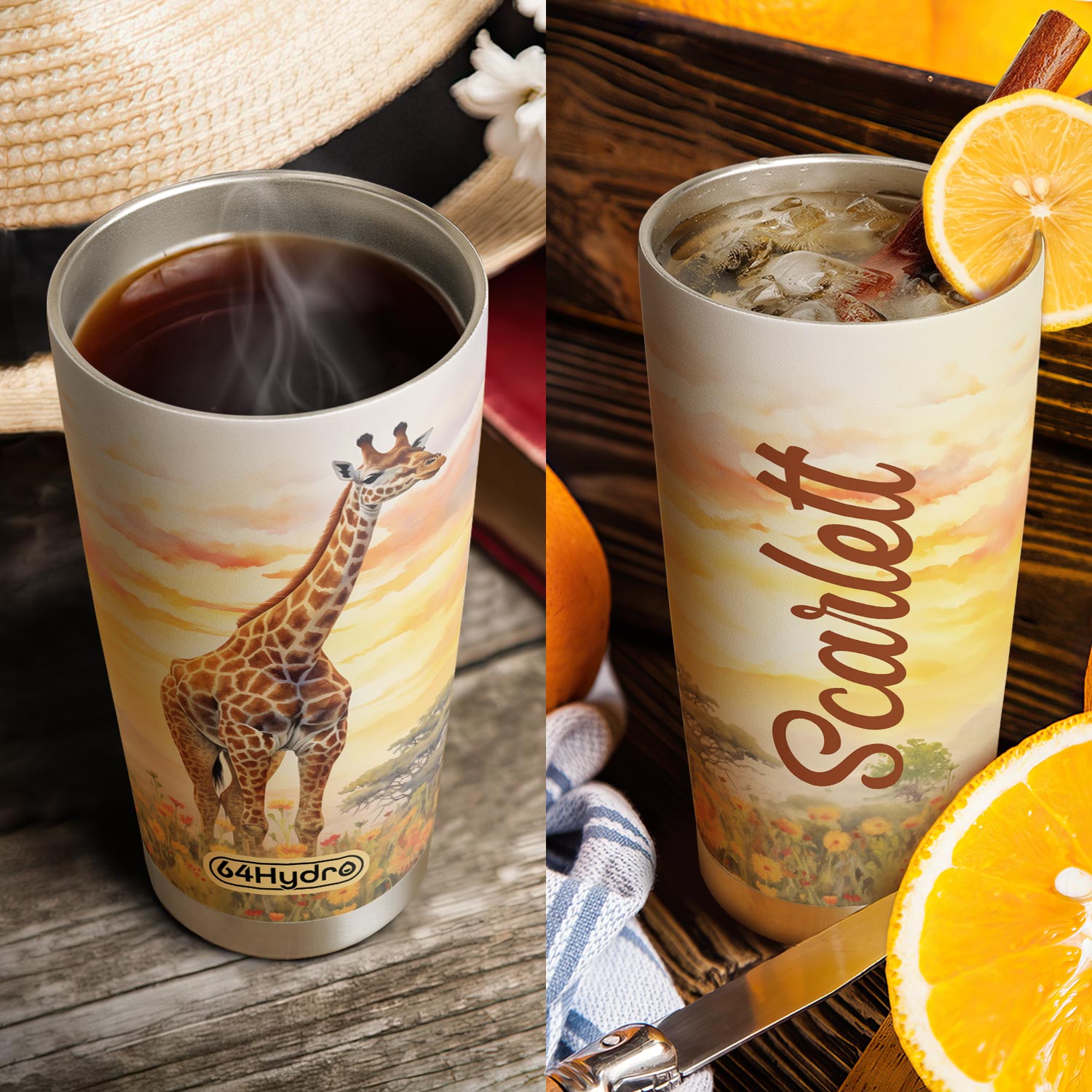 Giraffe Lover HTRZ14096209KI Stainless Steel Tumbler