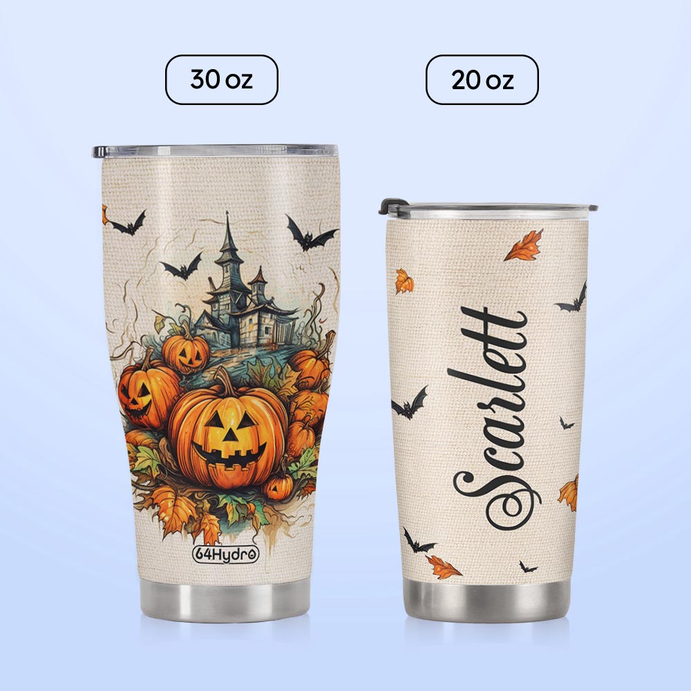 Halloween Autumn Vintage HTRZ28089605OT Stainless Steel Tumbler