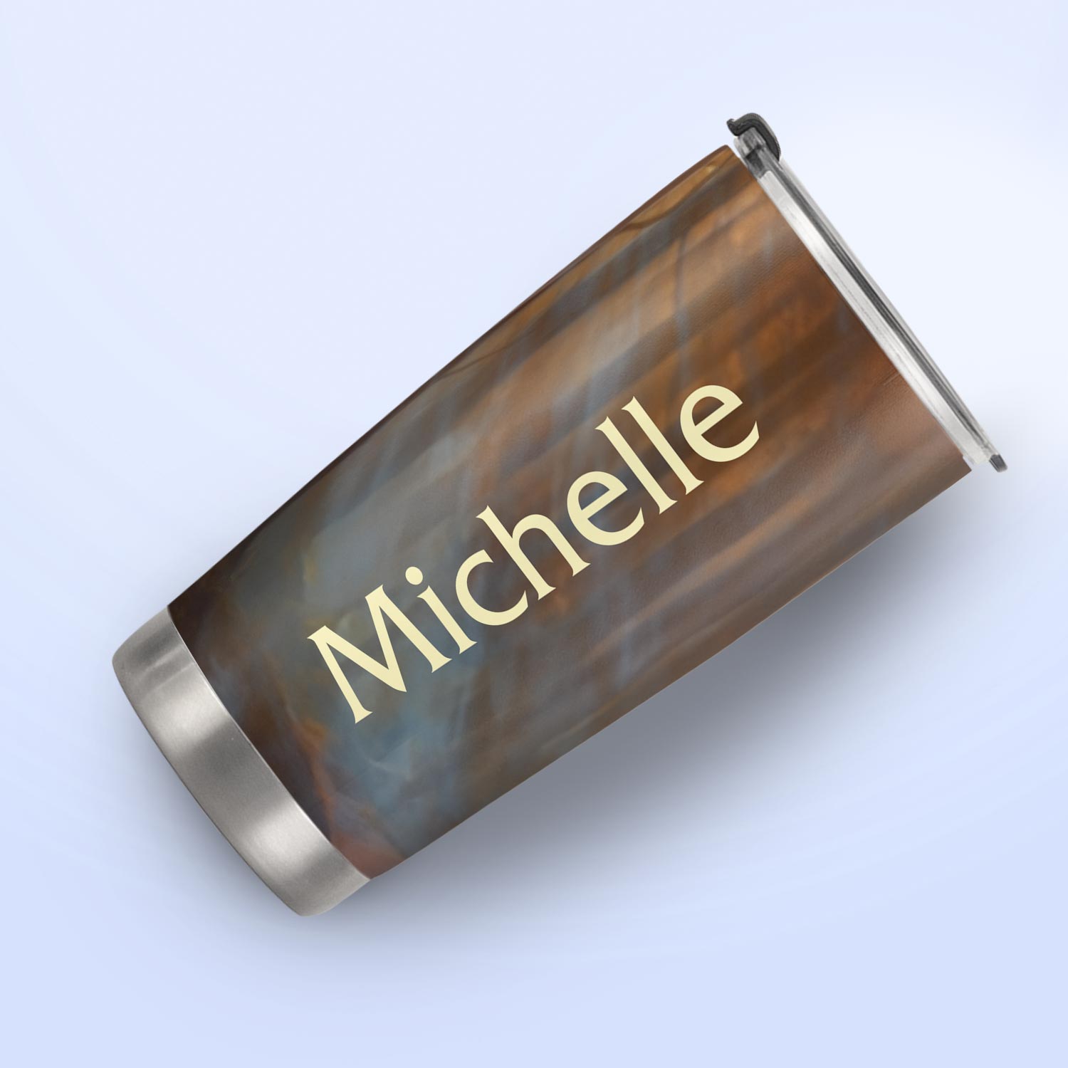 Jesus Walking On The Forest With Lambs HTRZ31081929RF Stainless Steel Tumbler