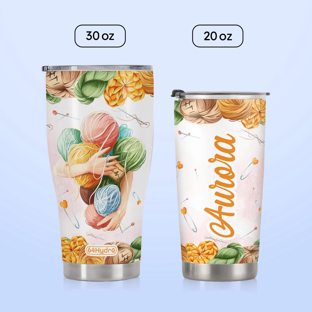 Knitting Hug HTRZ26095294KM Stainless Steel Tumbler