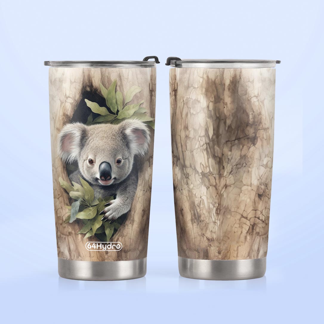 Koala In A Tree HTRZ18094646WZ Stainless Steel Tumbler
