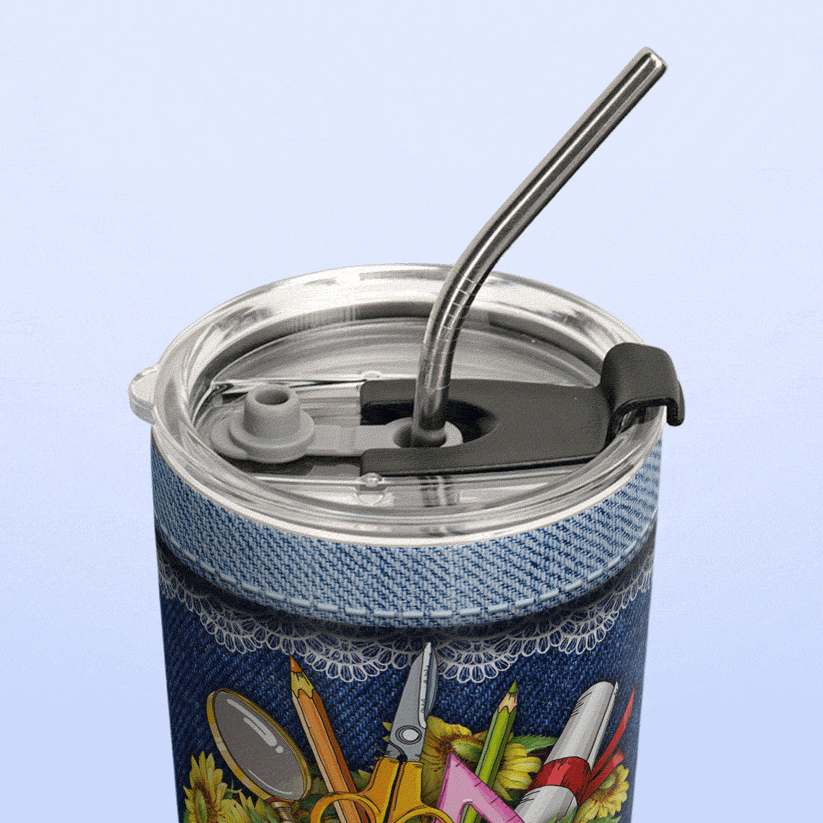 Live Love Teach HTRZ26076282TG Stainless Steel Tumbler