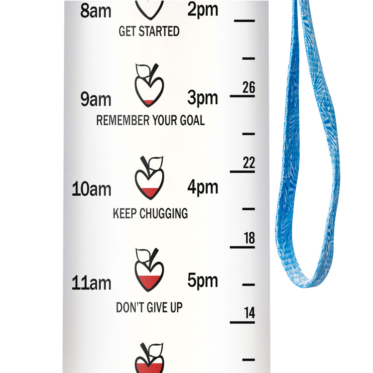 Live Love Teach HHRZ27077604AB Water Tracker Bottle