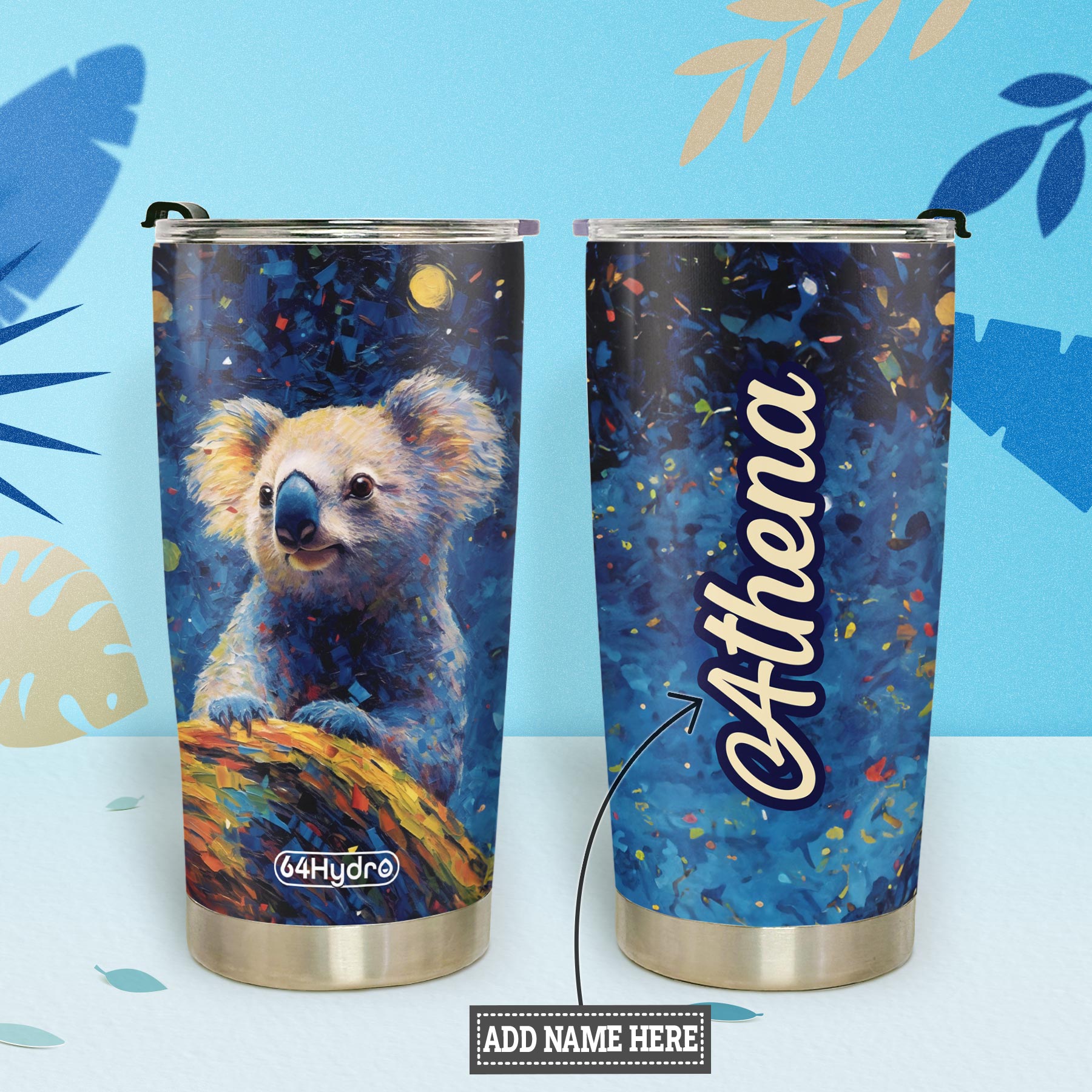 Lovely Koala HTRZ18098986GJ Stainless Steel Tumbler