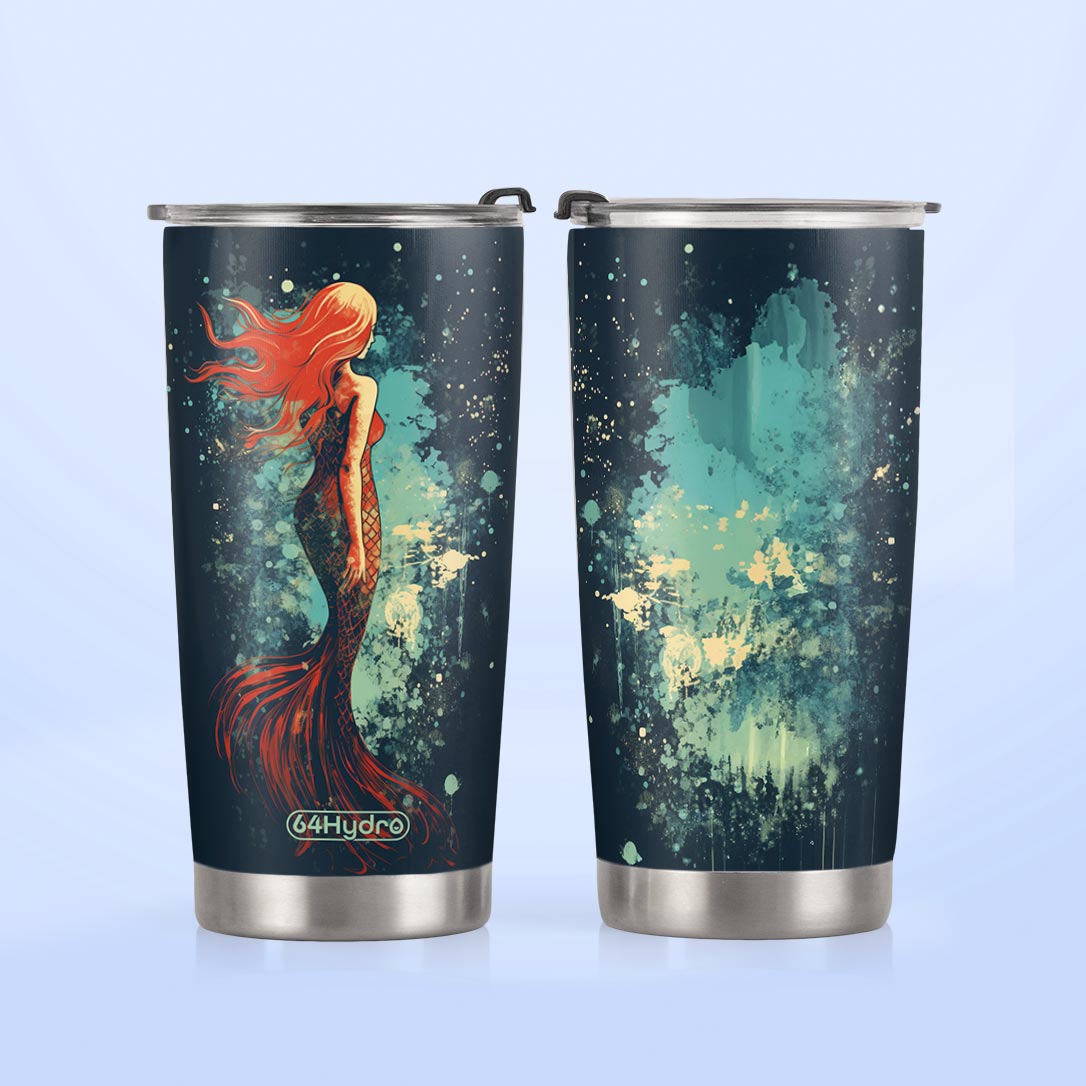 Mermaid Vintage HHRZ20094327PB Stainless Steel Tumbler