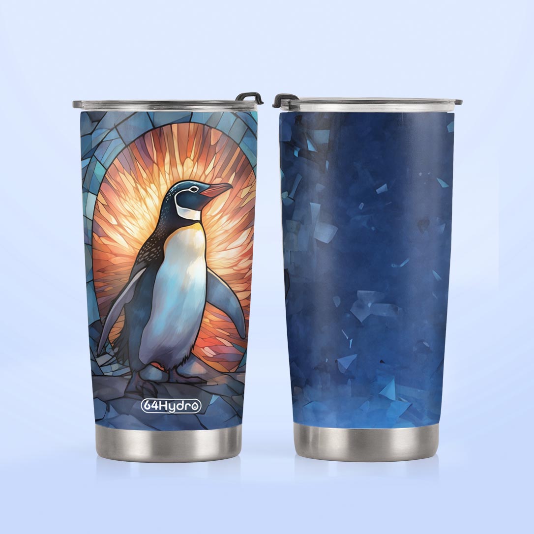 Penguin Crystal Mosaic HTRZ15099390FJ Stainless Steel Tumbler