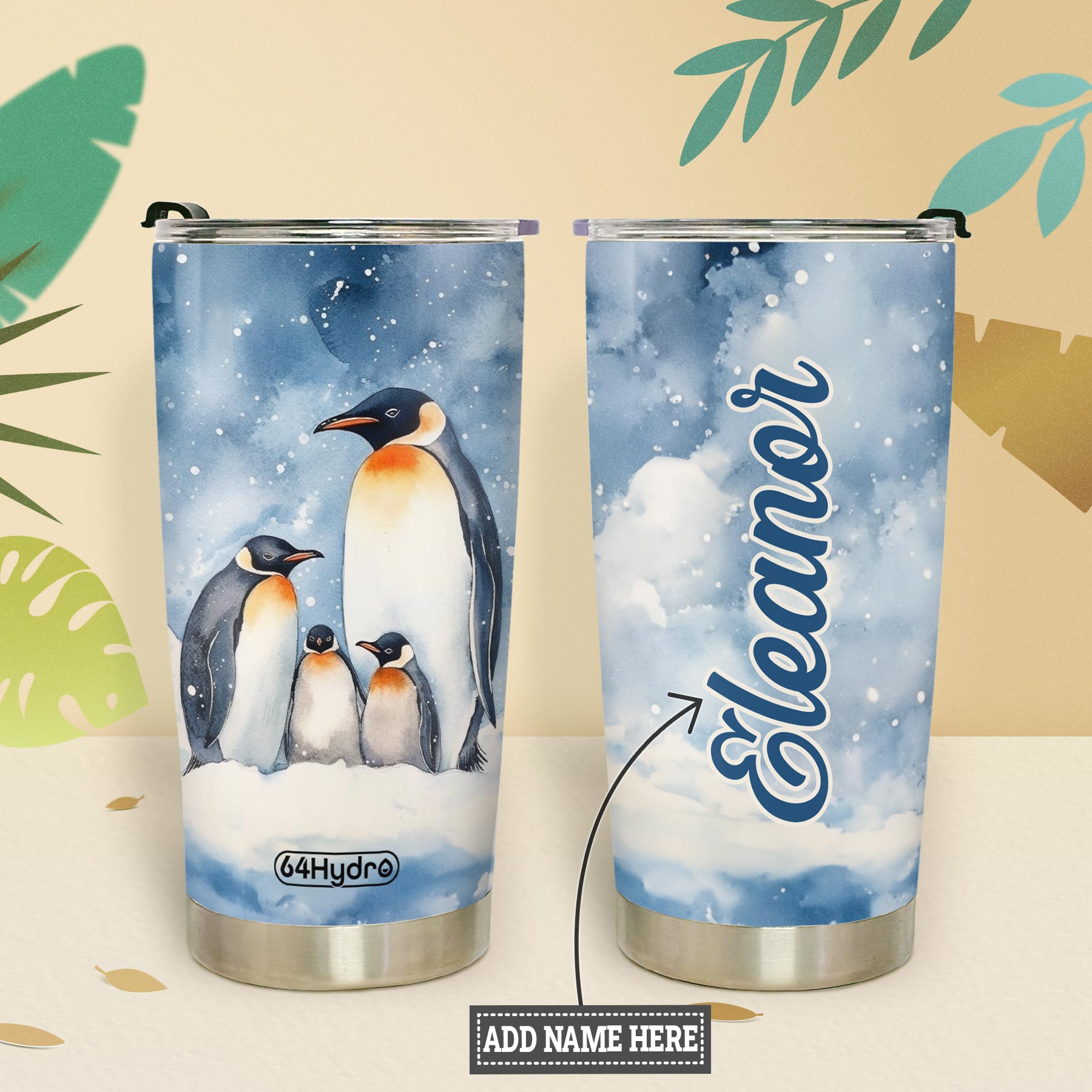 Penguin Lover HTRZ15096738UF Stainless Steel Tumbler