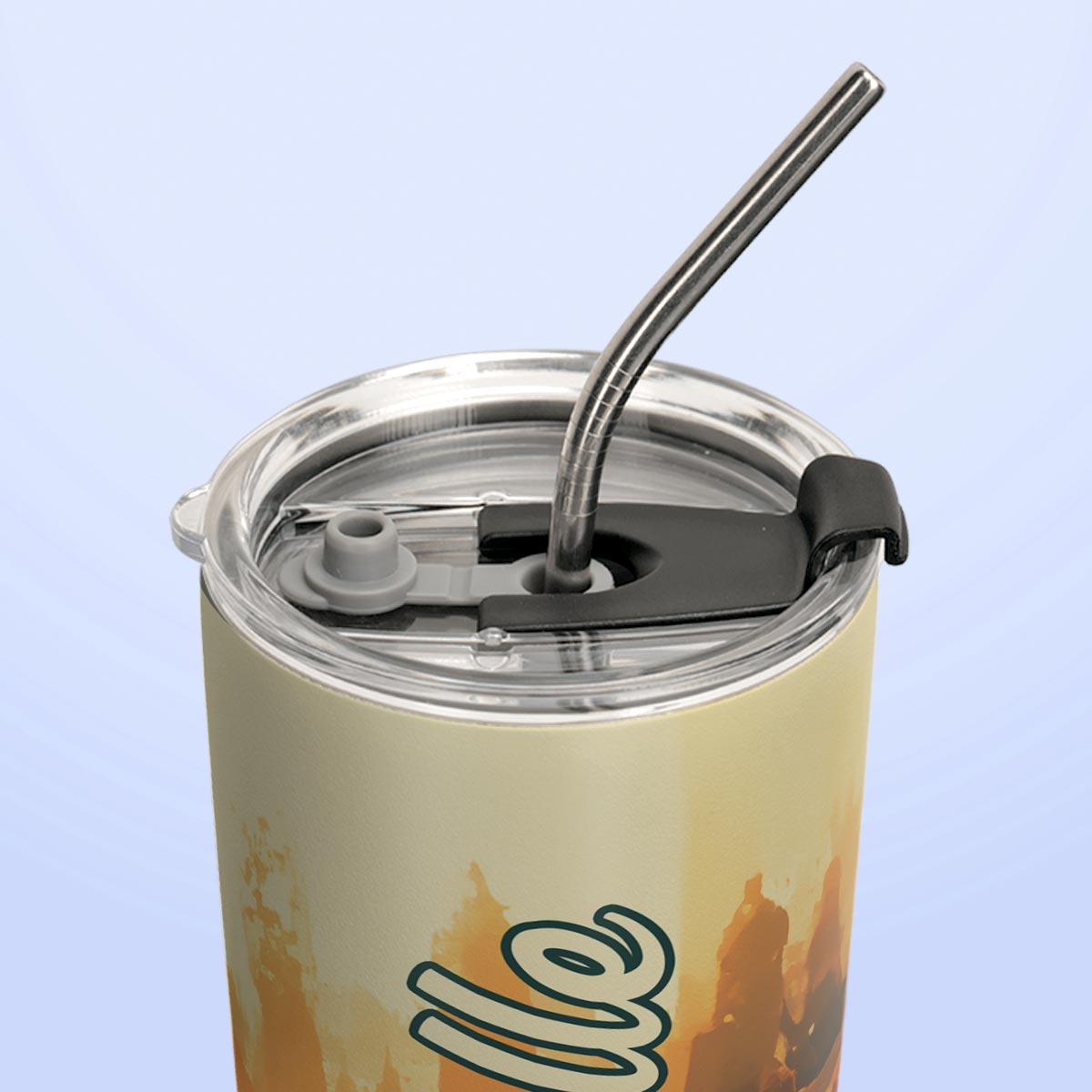 Retro Mermaid HHRZ20091679VM Stainless Steel Tumbler