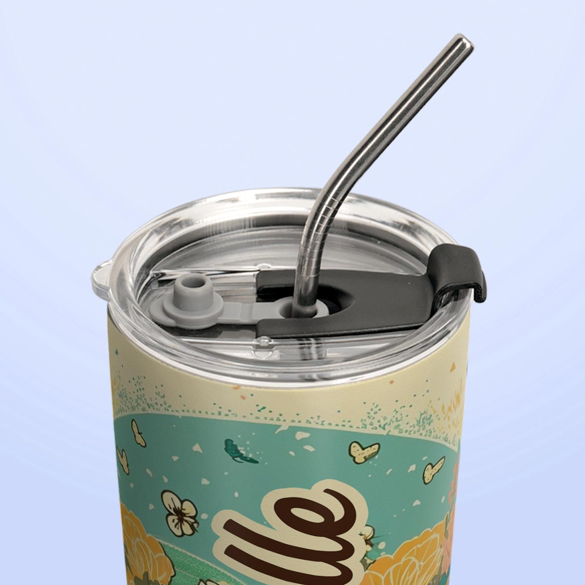 Retro Pug HTRZ12095928FA Stainless Steel Tumbler