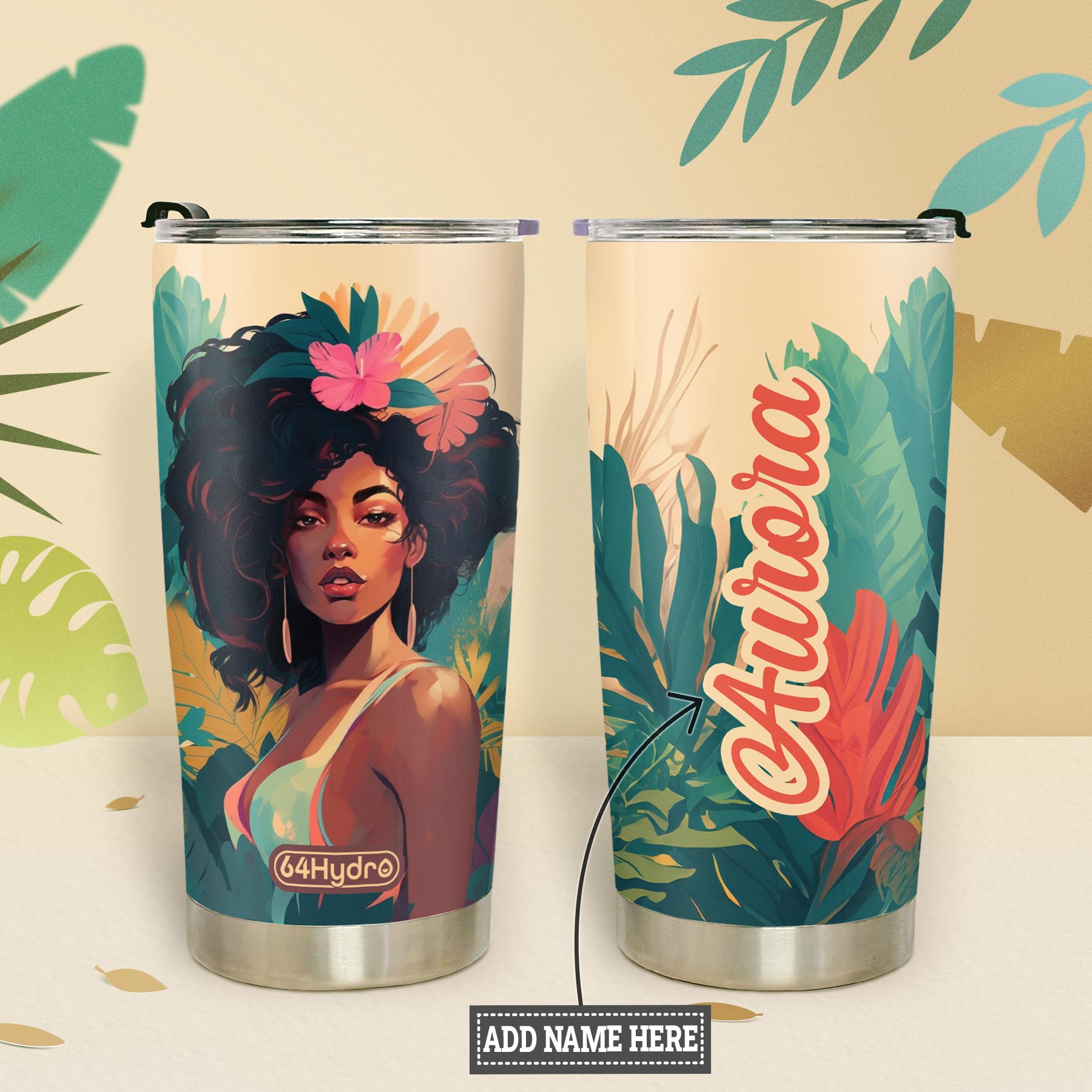 Sassy Black Woman HHRZ20092476XZ Stainless Steel Tumbler