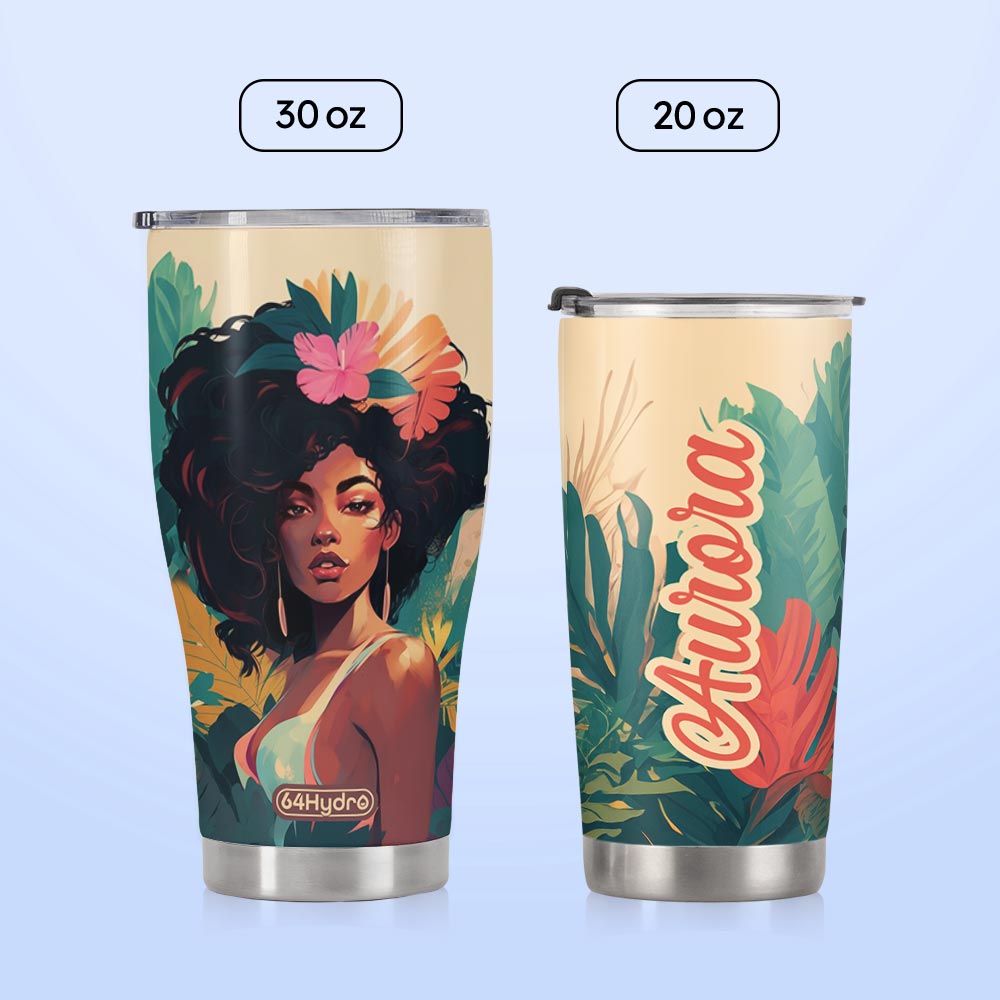 Sassy Black Woman HHRZ20092476XZ Stainless Steel Tumbler
