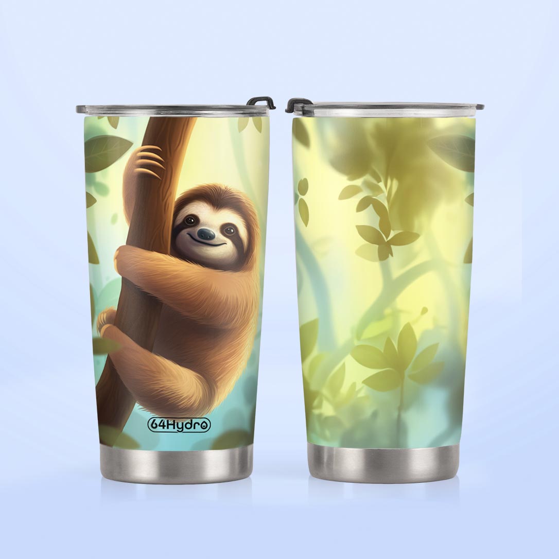 Sloth Hanging HTRZ18099965GJ Stainless Steel Tumbler