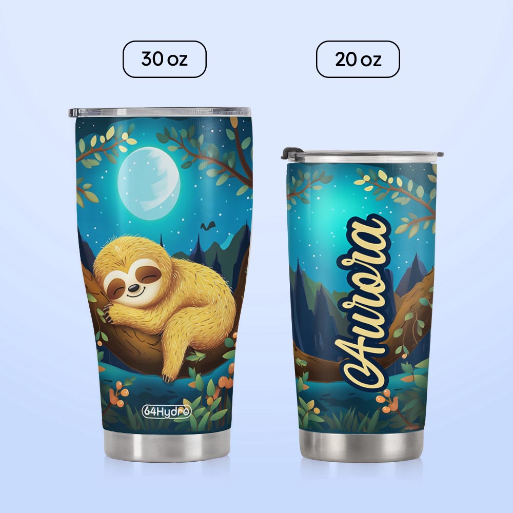 Sloth Sleeping HTRZ18098624AA Stainless Steel Tumbler