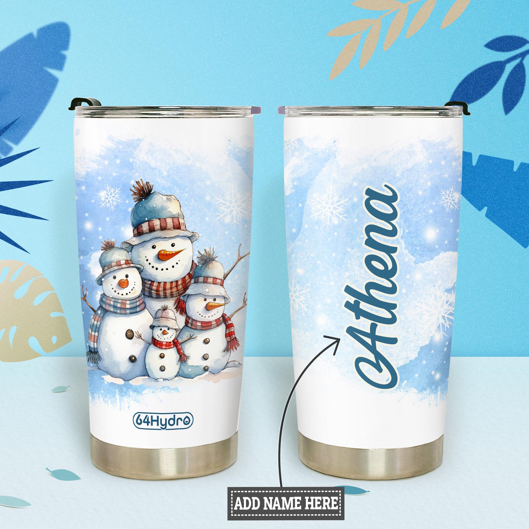 Snowmen HTRZ19095744LU Stainless Steel Tumbler