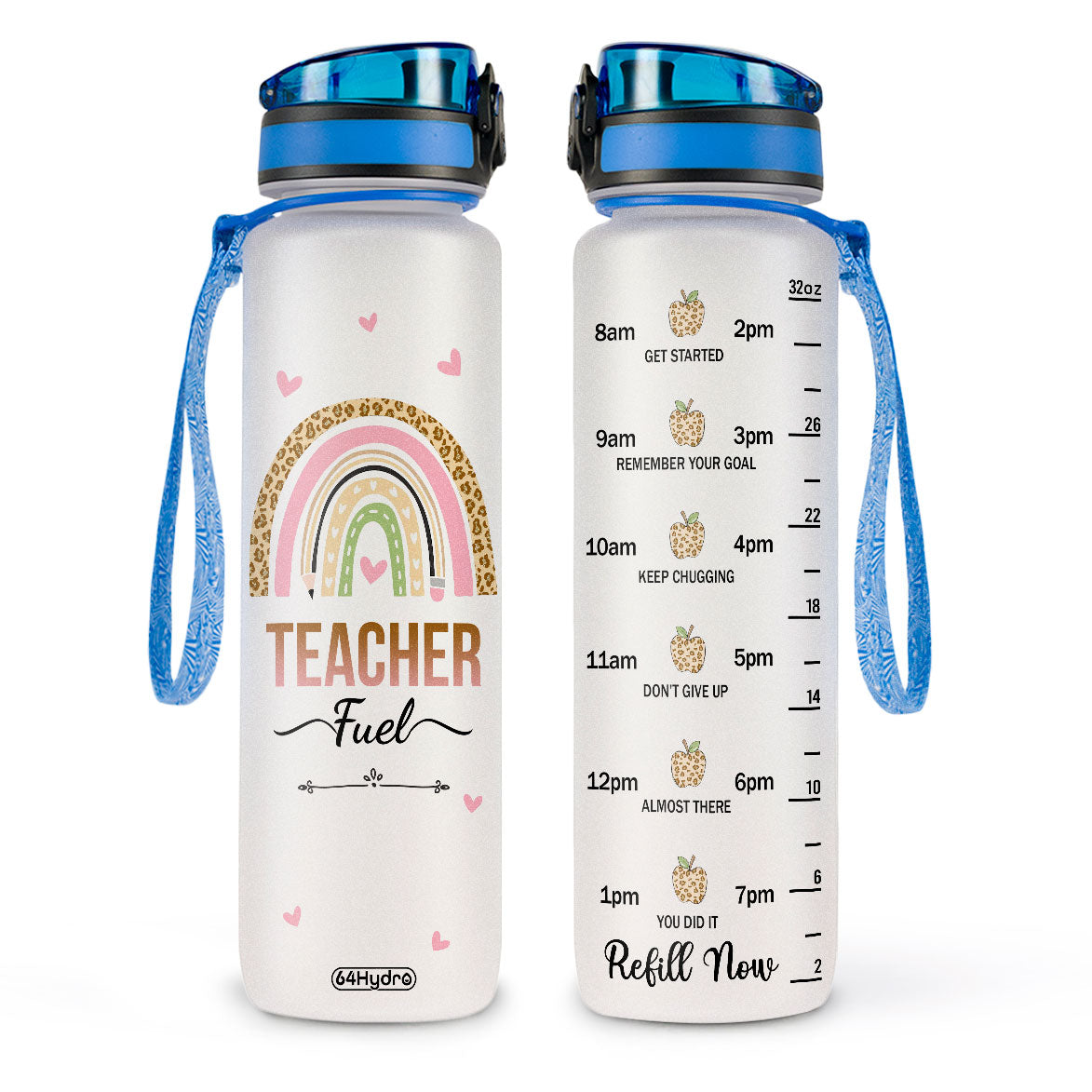 Teacher Fuel HHRZ27072919KN Water Tracker Bottle