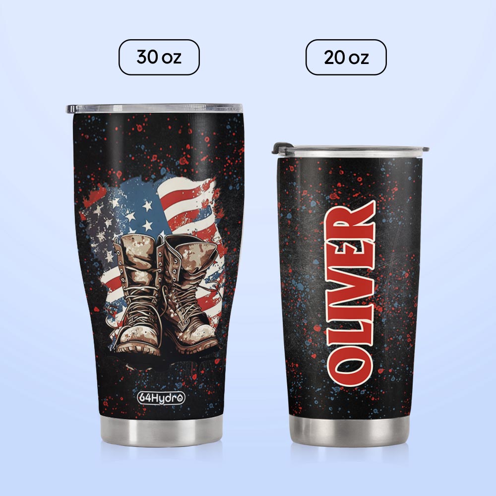 Veteran Boot HTRZ24084453TR Stainless Steel Tumbler
