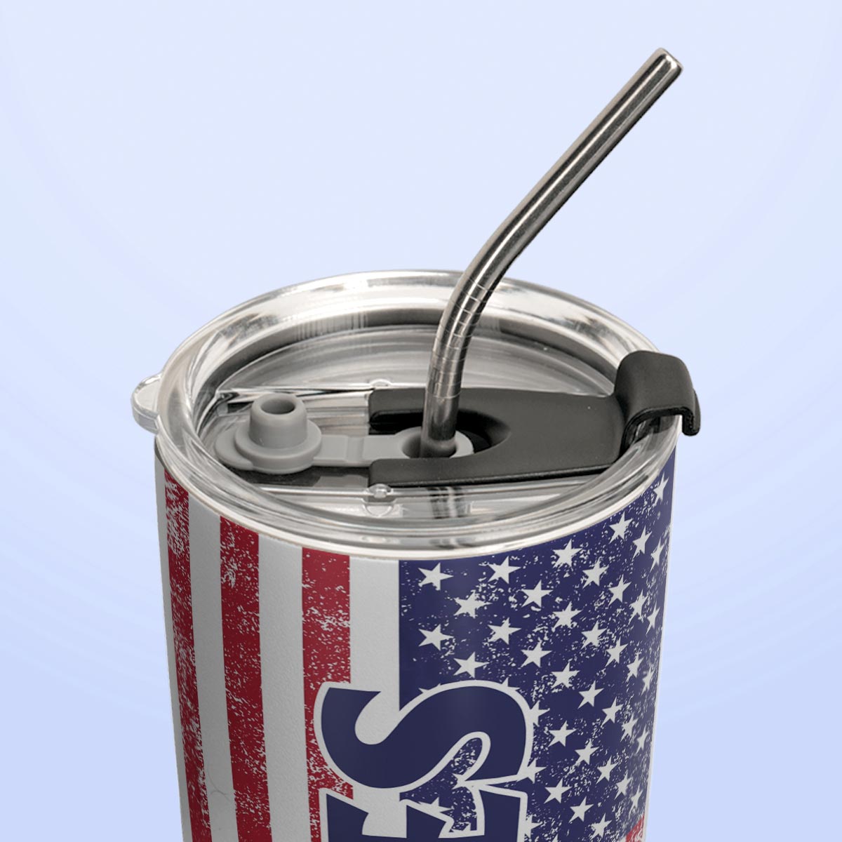 Veteran Flag HTRZ28089520IG Stainless Steel Tumbler