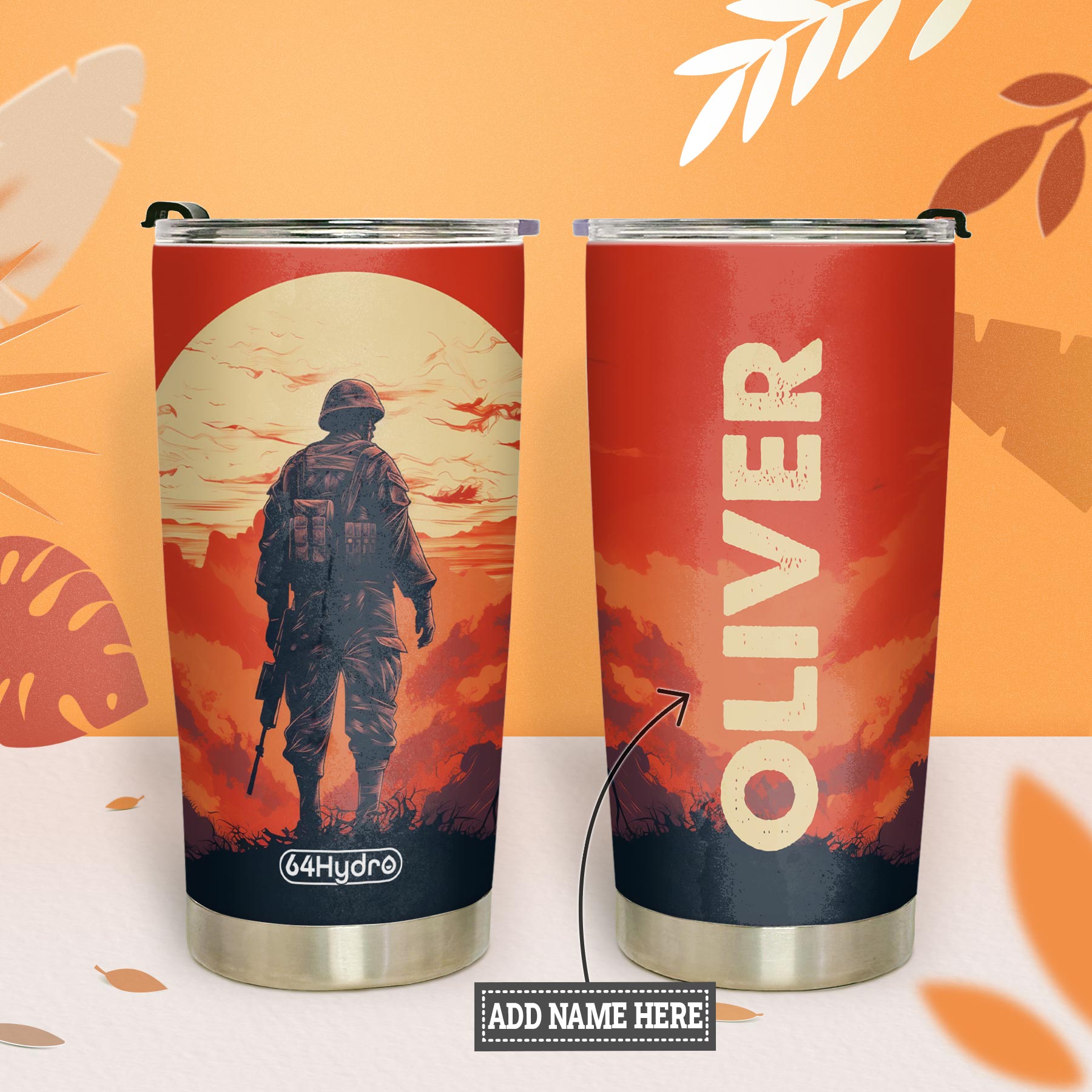 Veteran Memory HTRZ28083312SE Stainless Steel Tumbler