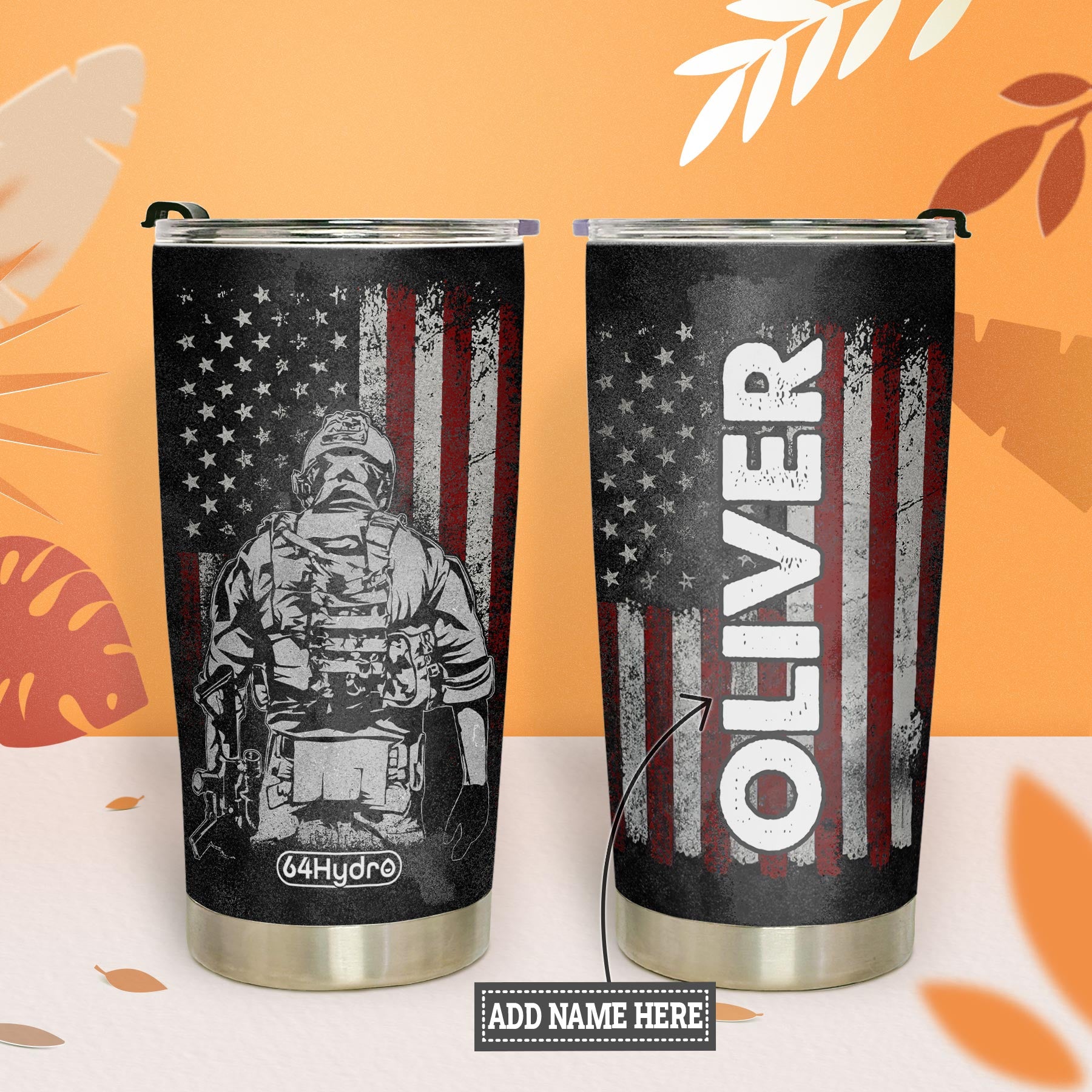 Veteran Proud HTRZ24081416DC Stainless Steel Tumbler