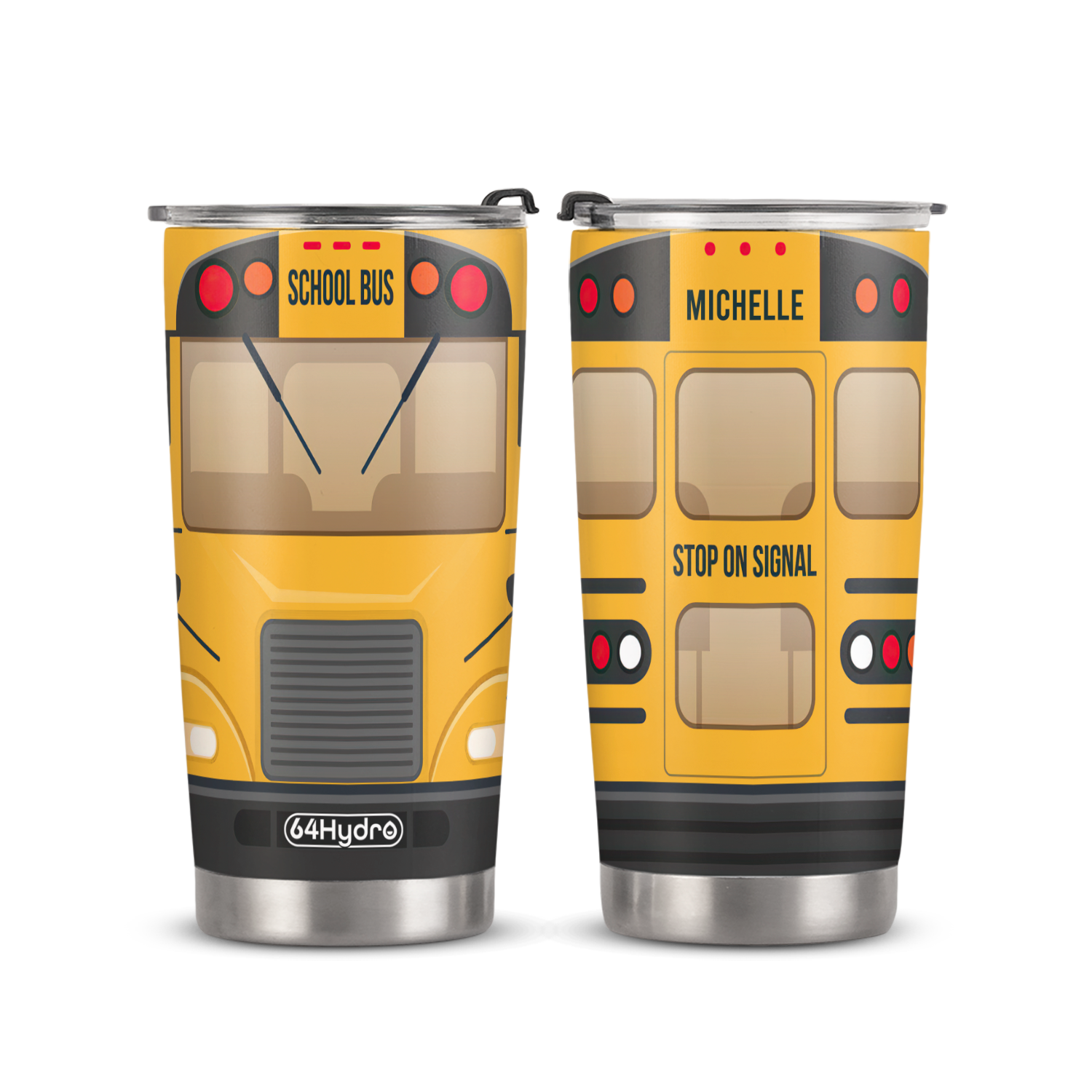 School Bus Kid ANRZ04113241FI Stainless Steel Tumbler