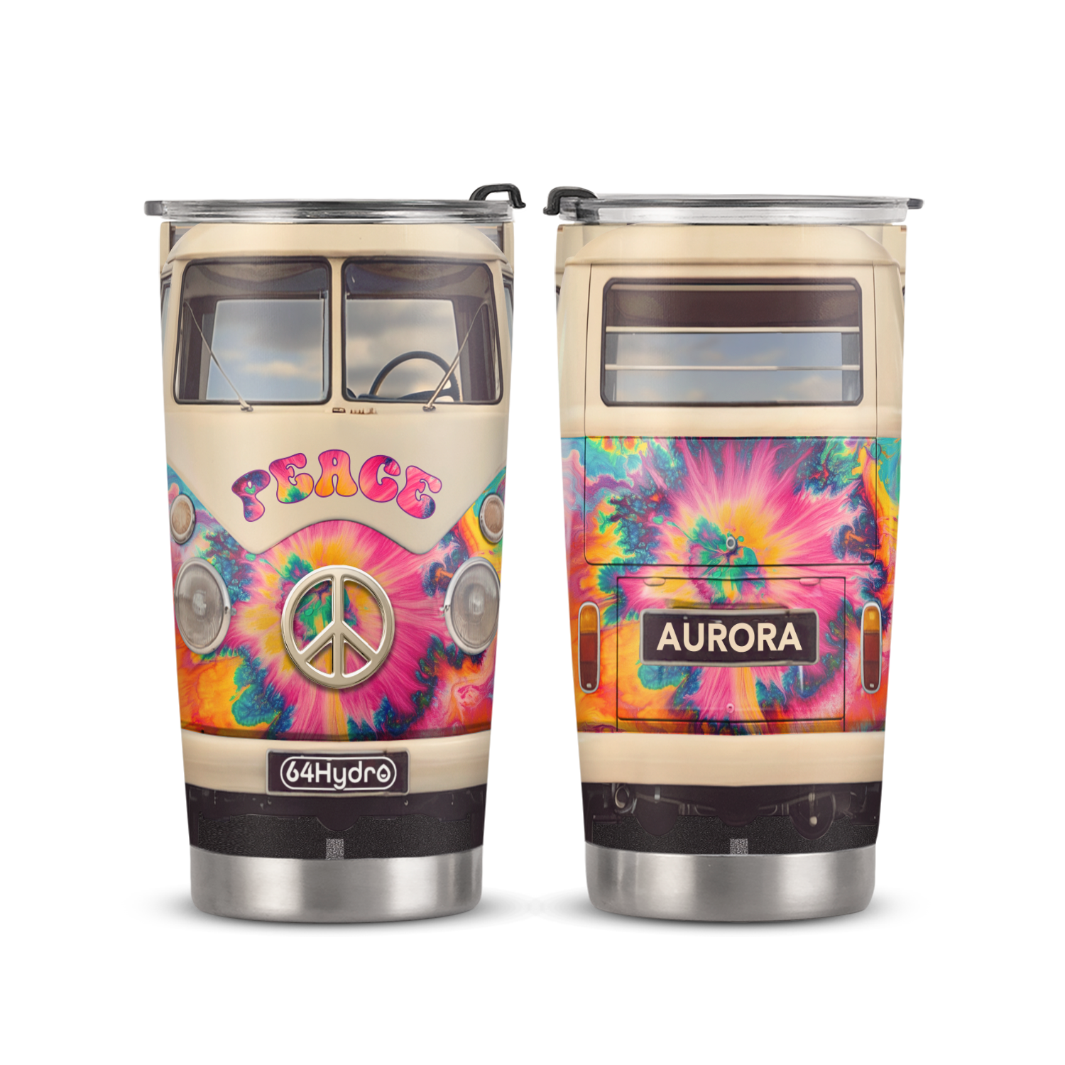 Hippie Van HHRZ21115144SR Stainless Steel Tumbler