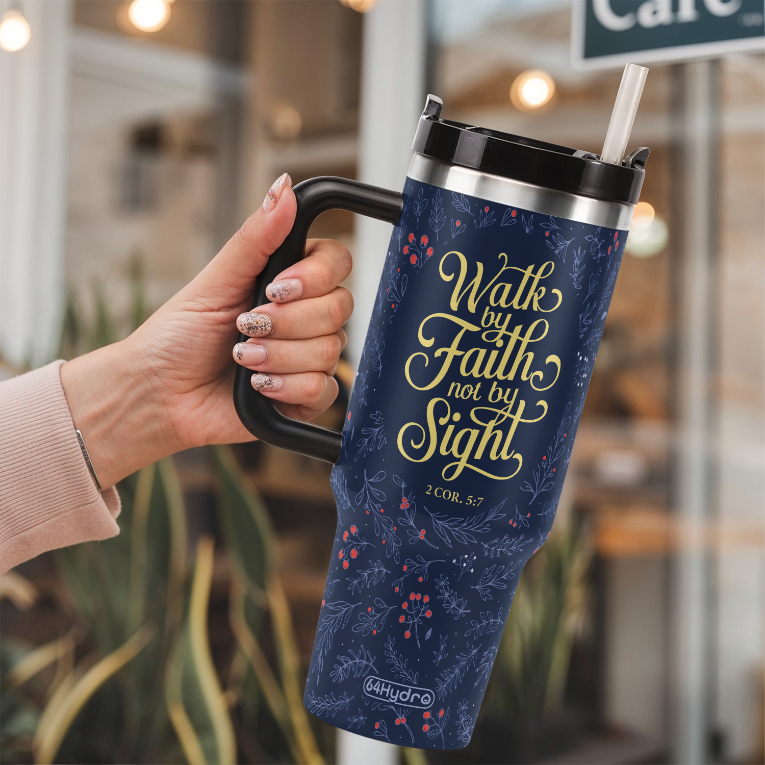 Walk By Faith Not By Sight 2 Corinthians 5 7 ANRZ04110368RQ Stainless Steel Tumbler