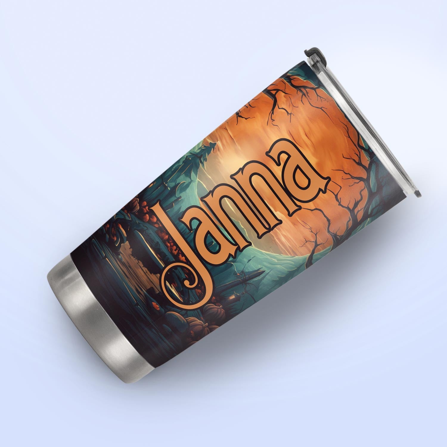 Autumn Halloween Horror House HTRZ31084784VP Stainless Steel Tumbler