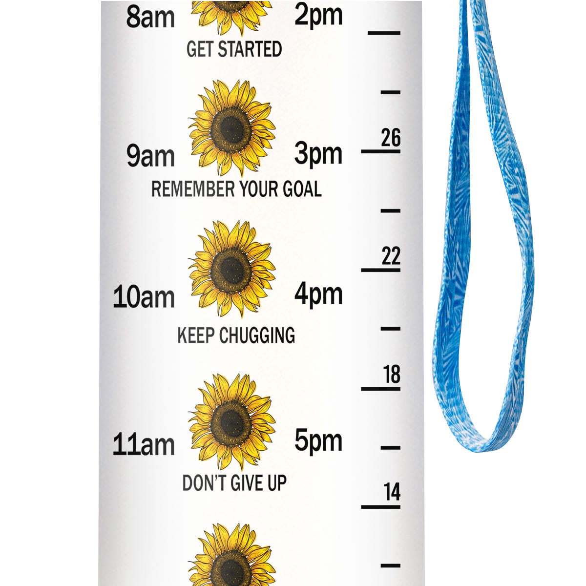 Black Is Beautiful I Love Being Me HTRZ11083402TN Water Tracker Bottle