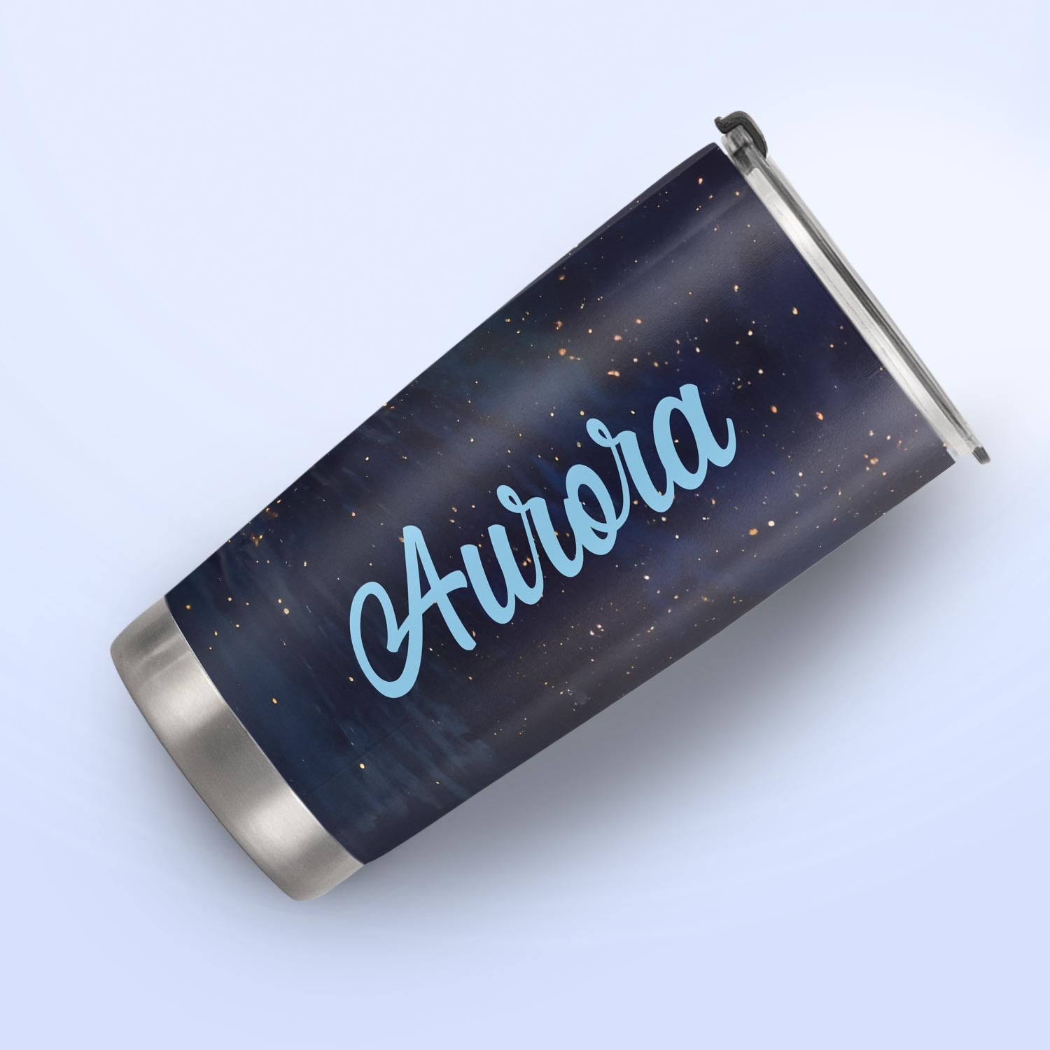 Black Woman Dancing In Starry Night HHRZ20094434LO Stainless Steel Tumbler