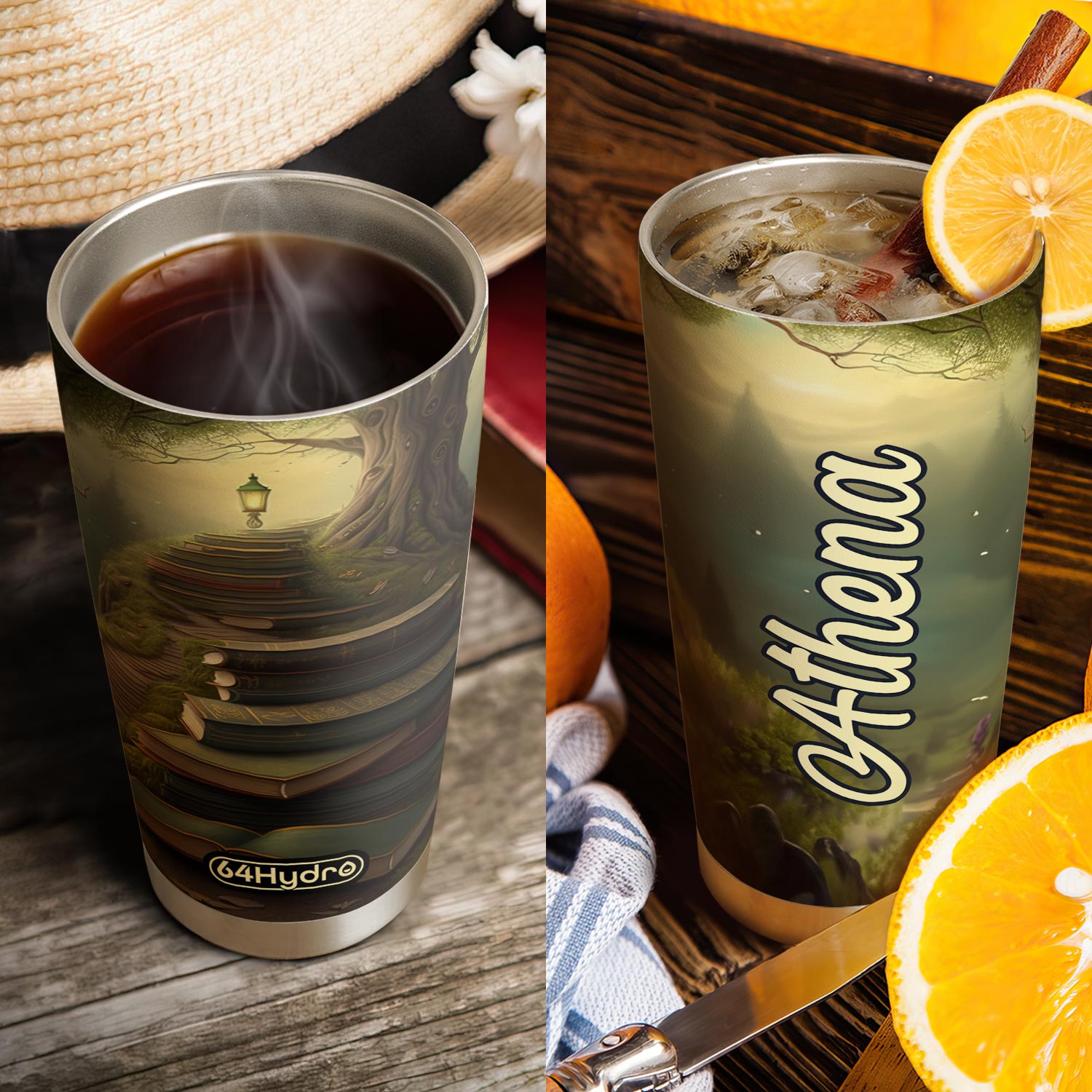 Book Stair HTRZ19096705TG Stainless Steel Tumbler