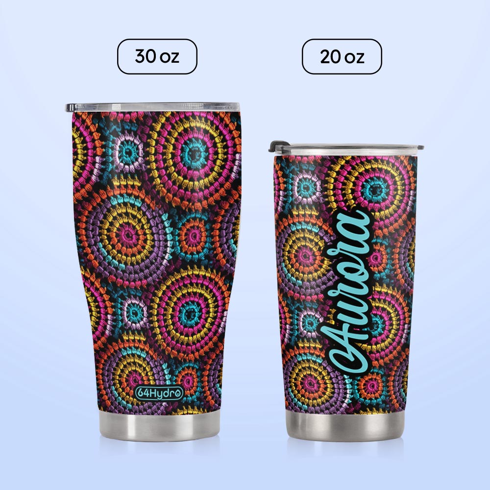 Crochet Pattern HTRZ26097480ZX Stainless Steel Tumbler
