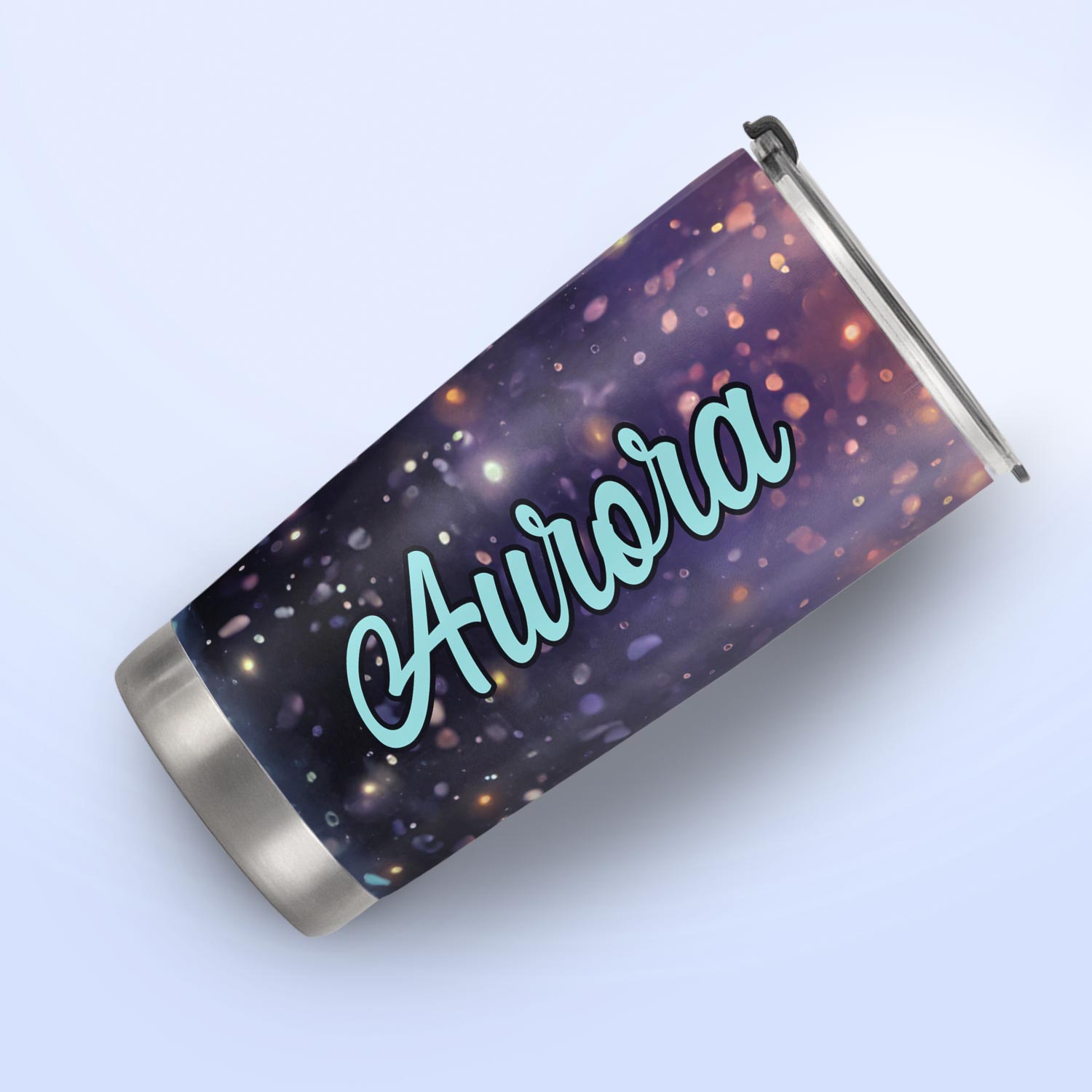 Cute Penguin Starry Night HTRZ15097944CJ Stainless Steel Tumbler