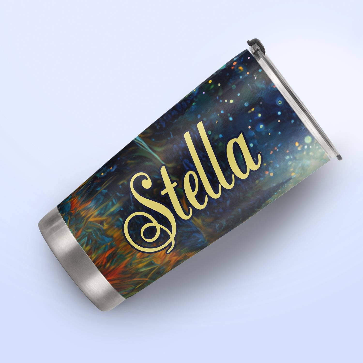 Deer Starry Night Style HTRZ15099142XB Stainless Steel Tumbler