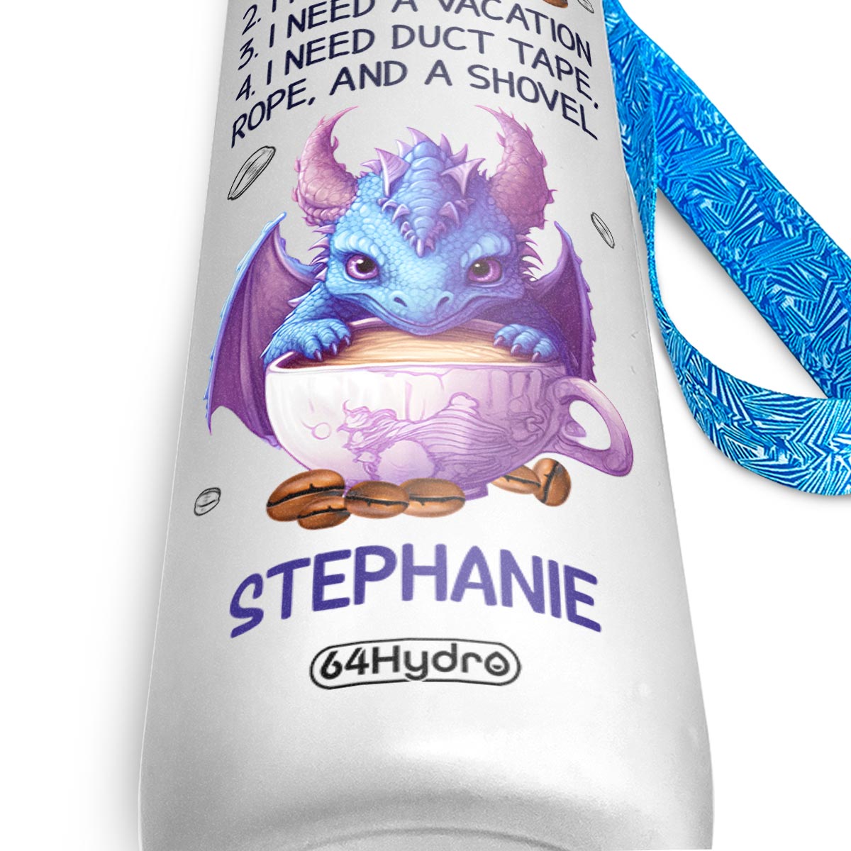 Dragon My Four Moods HHRZ09084742CX Water Tracker Bottle