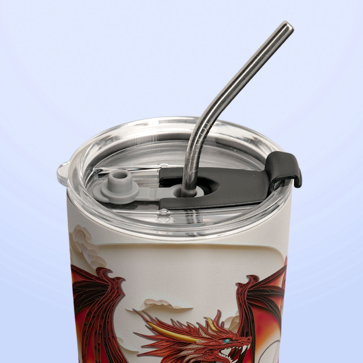 Dragon Quiling Paper HHAY070723064 Stainless Steel Tumbler