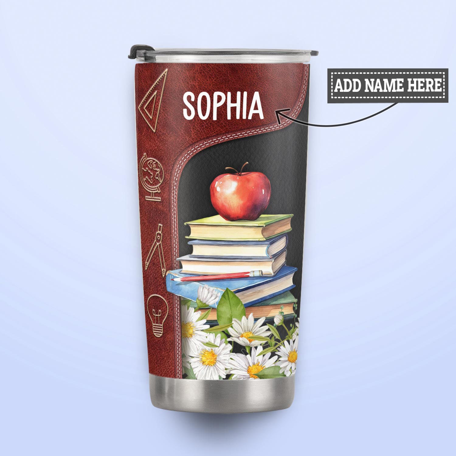Eat Sleep Teach Repeat HTRZ26072265SS Stainless Steel Tumbler